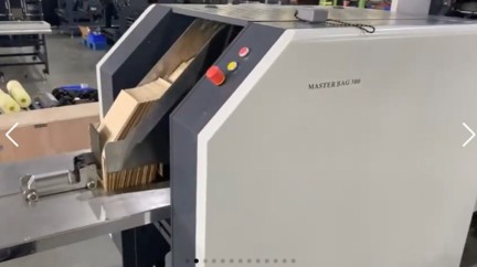 Paper bag making machine